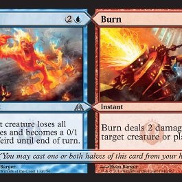 Turn - Burn - Dragon's Maze Spoiler