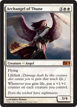 Archangel of Thune - M14 Core Set Spoiler