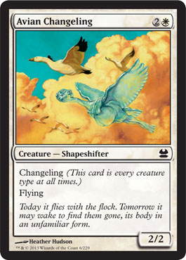 Avian Changeling - Modern Masters Spoiler