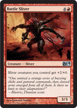 Battle Sliver - M14 MTG Spoiler