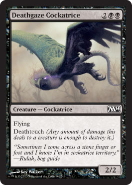 Deathgaze Cockatrice - M14 Spoiler