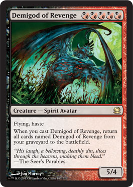 Demigod of Revenge - Modern Masters Spoiler