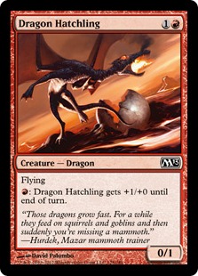 Dragon Hatchling - M14 MTG Spoiler