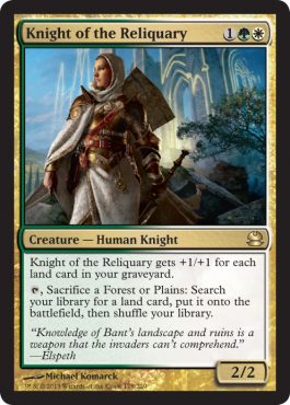 Knight of the Reliquary - Modern Masters Spoiler