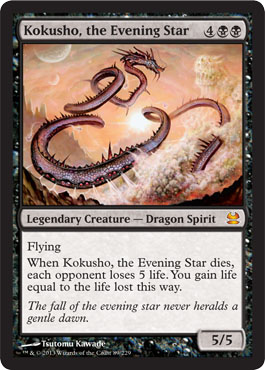 Kokusho, the Evening Star - Modern Masters Spoiler