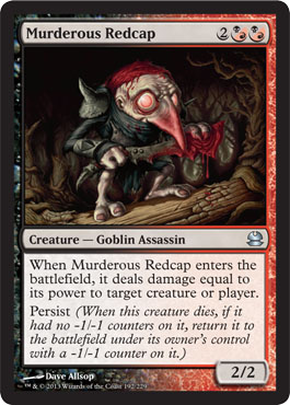 Murderous Redcap - Modern Masters Spoiler