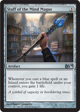 Staff of the Mind Magus - M14 Core Set