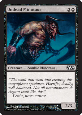 Undead Minotaur - M14 Spoiler