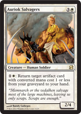 Auriok Salvagers - Modern Masters Spoiler