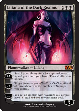 Liliana of the Dark Realms - M14 Spoiler