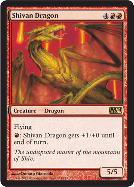 Shivan Dragon - M14 Spoilers