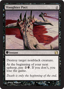 Slaughter Pact - Modern Masters Spoiler