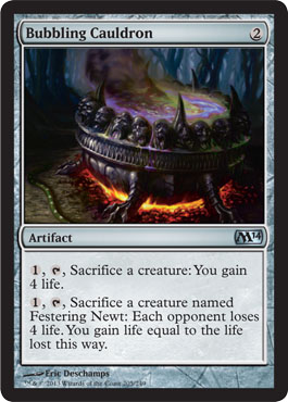 Bubbling Cauldron - M14 Spoiler