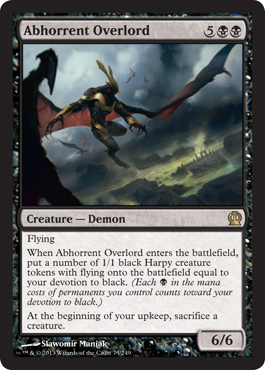 Abhorrent Overlord - Theros Spoiler