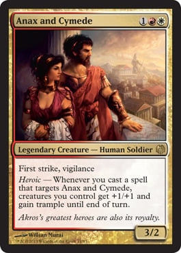 Anax and Cymede - Heroes vs Monsters Spoiler