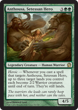 Anthoussa, Setessan Hero - Theros Spoiler