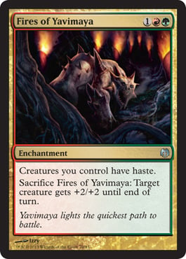 Fires of Yavimaya - Heroes vs Monsters Spoiler