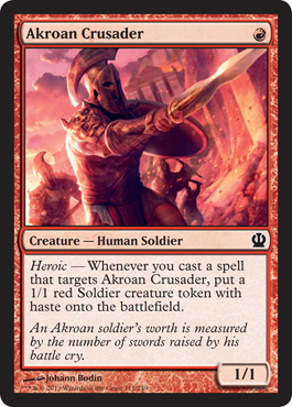 Akroan Crusader - Theros Spoiler