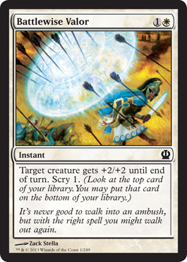 Battlewise Valor - Theros Spoiler