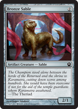 Bronze Sable - Theros Spoiler