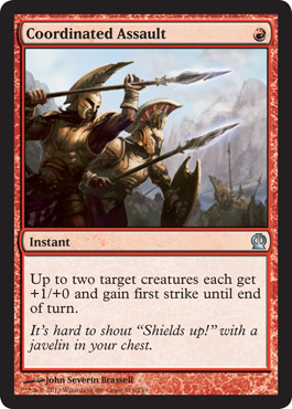 Coordinated Assault - Theros Spoiler