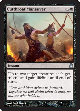 Cutthroat Maneuver - Theros Spoiler