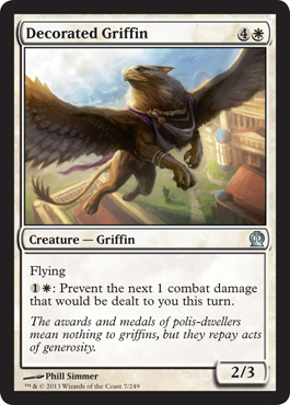 Decorated Griffin - Theros Spoiler