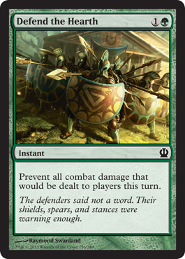 Defend the Hearth - Theros Spoiler
