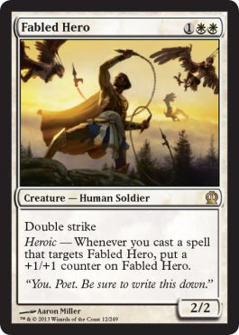 Fabled Hero - Theros Spoiler