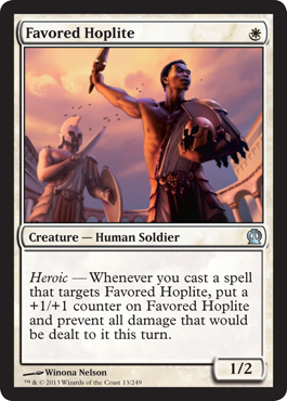 Favored Hoplite - Theros Spoiler