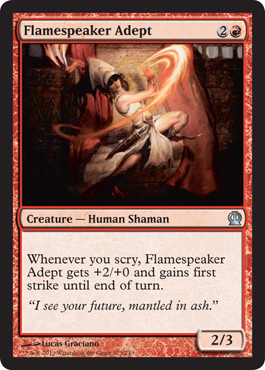 Flamespeaker Adept - Theros Spoiler