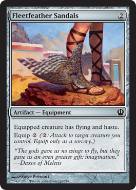 Fleetfeather Sandals - Theros Spoiler