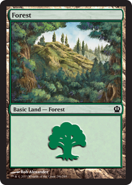 Forest 1 - Theros Spoiler