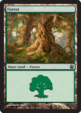 Forest 4 - Theros Spoiler
