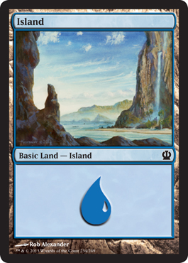 Island 1 - Theros Spoiler