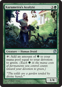 Karametra's Acolyte - Theros Spoiler