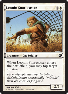 Leonin Snarecaster - Theros Spoiler