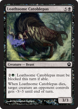 Loathsome Catoblepas - Theros Spoiler