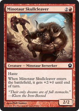 Minotaur Skullcleaver - Theros Spoiler