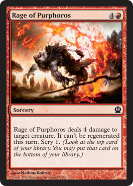 Rage of Purphoros - Theros Spoiler