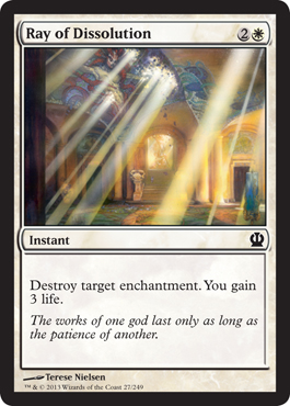 Ray of Dissolution - Theros Spoiler