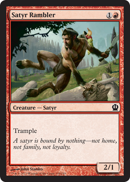 Satyr Rambler - Theros Spoiler