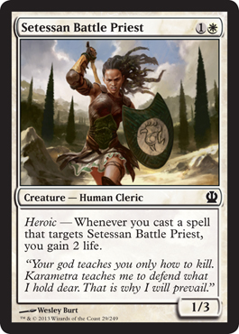 Setessan Battle Priest - Theros Spoiler