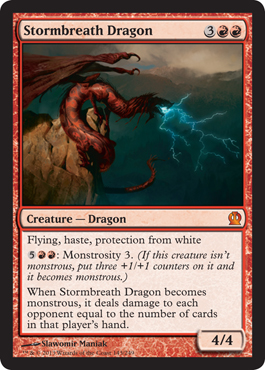 Stormbreath Dragon - Theros Spoiler