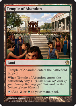 Temple of Abadon - Theros Spoiler