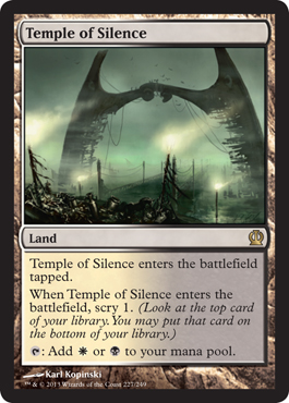Temple of Silence - Theros Spoiler