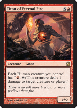 Titan of Eternal Fire - Theros Spoiler