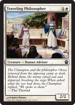 Traveling Philosopher - Theros Spoiler