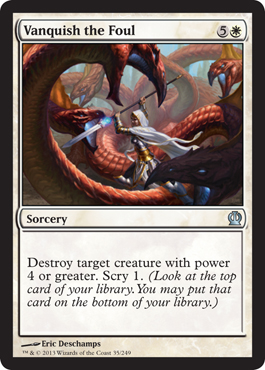 Vanquish the Foul - Theros Spoiler