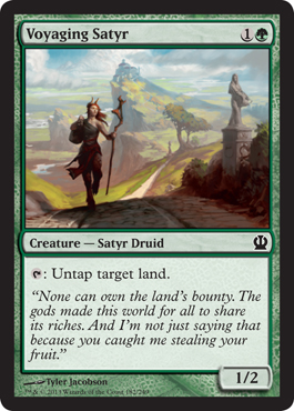 Voyaging Satyr - Theros Spoiler